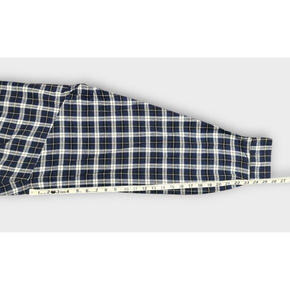 NEW Moose Creek Mens Plaid Shirt Sz 2XL / XXL Long Sleeve Blue Western Cowboy - Picture 4 of 6